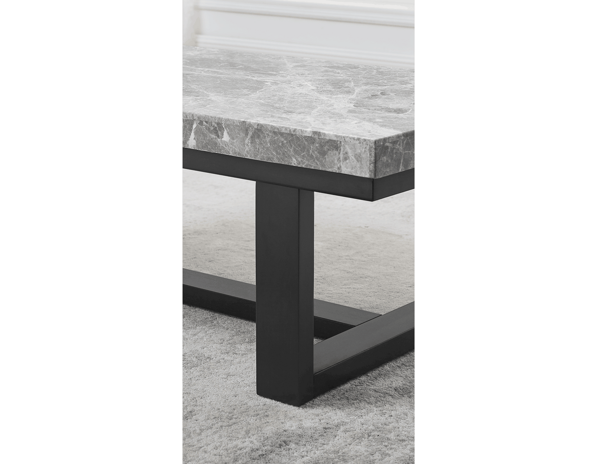 Lucca Gray Marble 3-Piece Table Set from Steve Silver - Luna Furniture