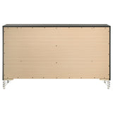 Lucia Black 6-Drawer Dresser from Coaster - Luna Furniture