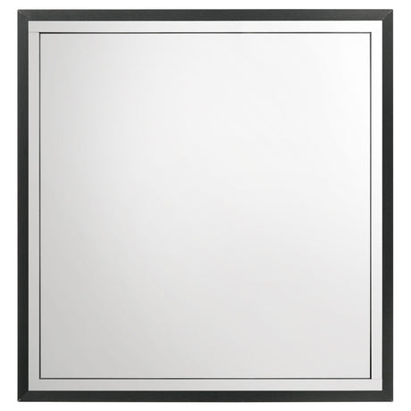 Lucia Black Dresser Mirror (Mirror Only) from Coaster - Luna Furniture