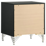 Lucia Gray and Black 4-Piece Queen Bedroom Set from Coaster - Luna Furniture