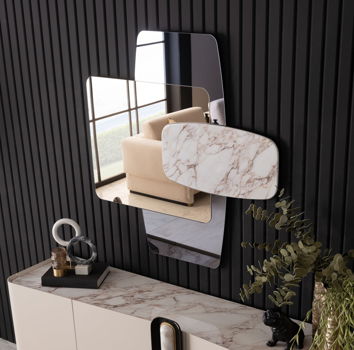 Luciano Accent Mirror from Luna Luxury - Luna Furniture