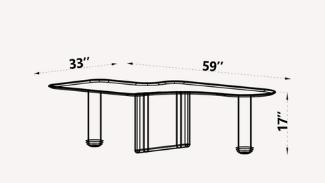 Luciano Coffee Table from Luna Luxury - Luna Furniture