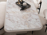 Luciano Marble Top Dining Table from Luna Luxury - Luna Furniture