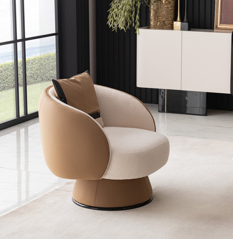 Luciano Swivel Chair from Luna Luxury - Luna Furniture