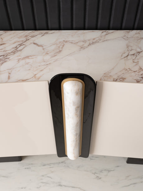 Luciano Cream and Warm Tan Living Room Set from Luna Luxury - Luna Furniture