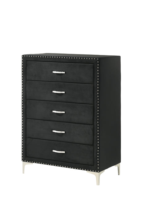 Lucinda Black Chest from Crown Mark - Luna Furniture