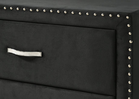 Lucinda Black Dresser from Crown Mark - Luna Furniture