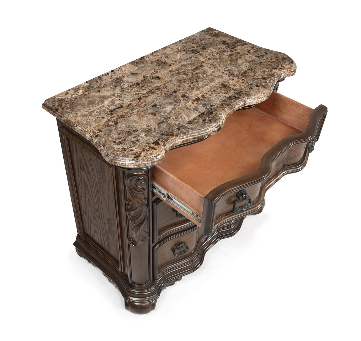 Ludwig Brown Nightstand from Crown Mark - Luna Furniture