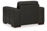 Luigi Thunder Oversized Chair and Ottoman from Ashley - Luna Furniture