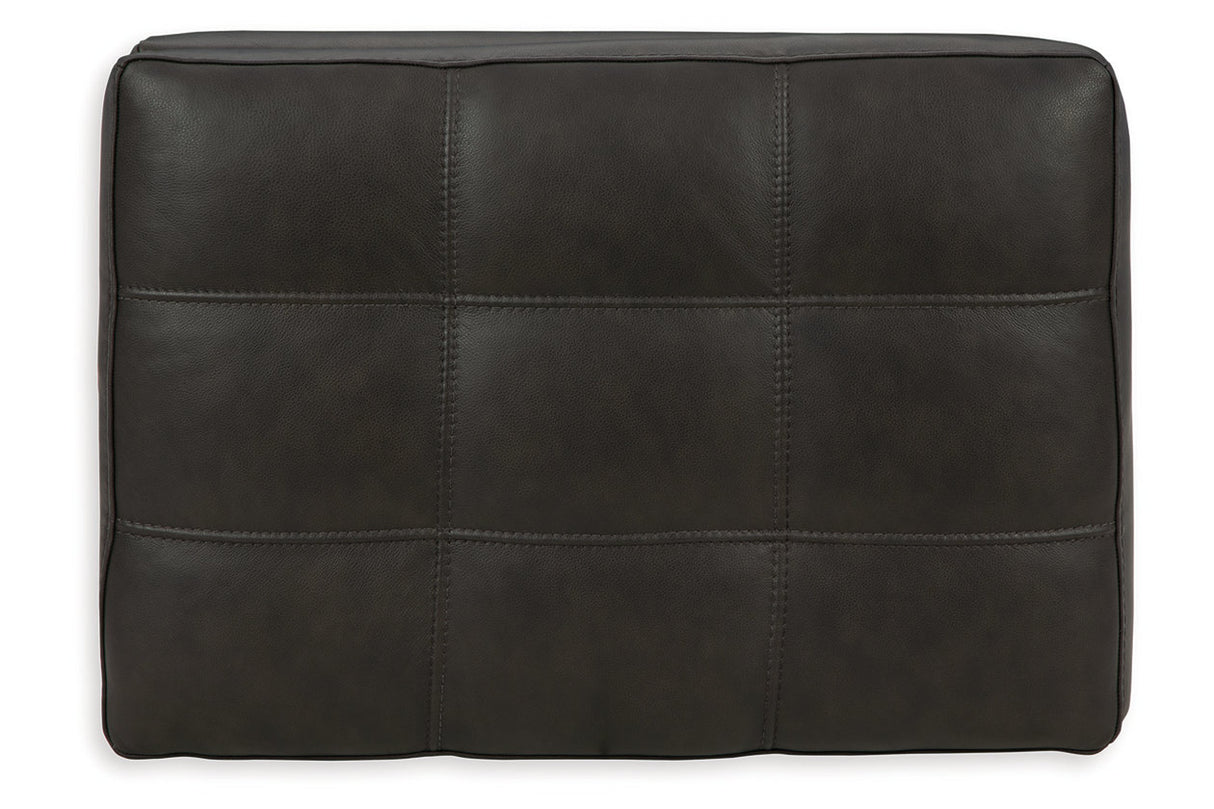 Luigi Thunder Oversized Chair and Ottoman from Ashley - Luna Furniture