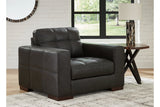 Luigi Thunder Oversized Chair and Ottoman from Ashley - Luna Furniture
