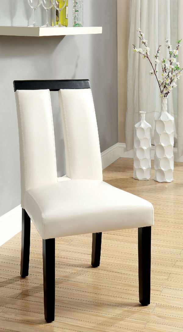 Luminar Black/White Side Chair