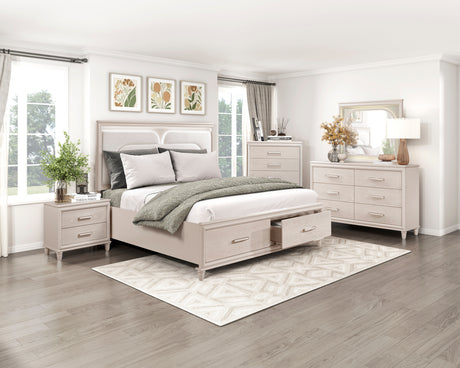 Lunaris Beige Night Stand from Homelegance - Luna Furniture