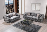 Lupino Gray Velvet Sofa & Loveseat from Nova Furniture - Luna Furniture
