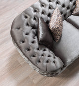 Lupino Gray Velvet Sofa & Loveseat from Nova Furniture - Luna Furniture