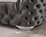 Lupino Gray Velvet Sofa & Loveseat from Nova Furniture - Luna Furniture