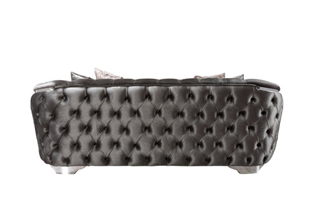 Lupino Gray Velvet Sofa & Loveseat from Nova Furniture - Luna Furniture