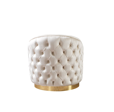 Lupino Ivory Velvet Chair from Nova Furniture - Luna Furniture