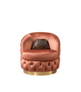 Lupino Orange Velvet Chair from Nova Furniture - Luna Furniture