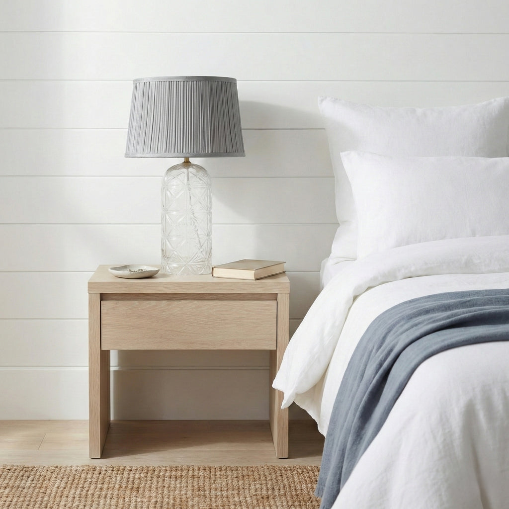 Luxora Table Lamp Gold - Clear and Grey from Ashcroft Furniture - Luna Furniture