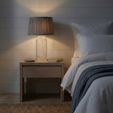 Luxora Table Lamp Gold - Clear and Grey from Ashcroft Furniture - Luna Furniture