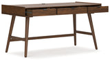 Lyncott Brown 60" Home Office Desk from Ashley - Luna Furniture