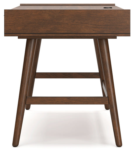 Lyncott Brown 60" Home Office Desk from Ashley - Luna Furniture