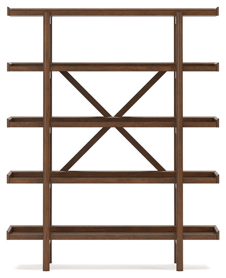 Lyncott Brown 70" Bookcase from Ashley - Luna Furniture