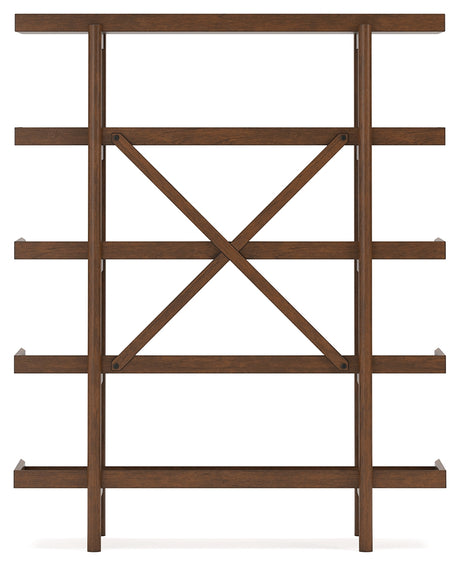 Lyncott Brown 70" Bookcase from Ashley - Luna Furniture