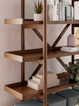Lyncott Brown 70" Bookcase from Ashley - Luna Furniture