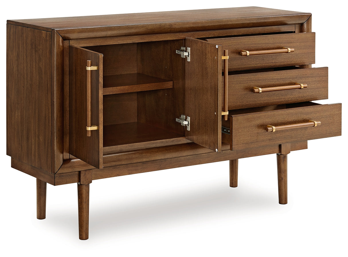 Lyncott Brown Dining Server from Ashley - Luna Furniture