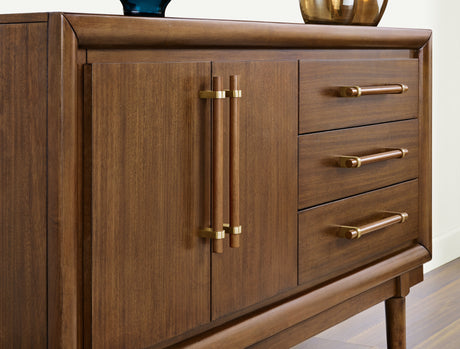 Lyncott Brown Dining Server from Ashley - Luna Furniture