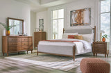 Lyncott Brown Upholstered Panel Bedroom Set from Ashley - Luna Furniture