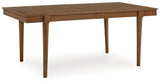 Lyncott Dining Table and 4 Chairs and Bench in Brown from Ashley - Luna Furniture