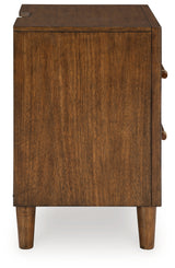 Lyncott King Upholstered Bed with Dresser and 2 Nightstands in Brown from Ashley - Luna Furniture
