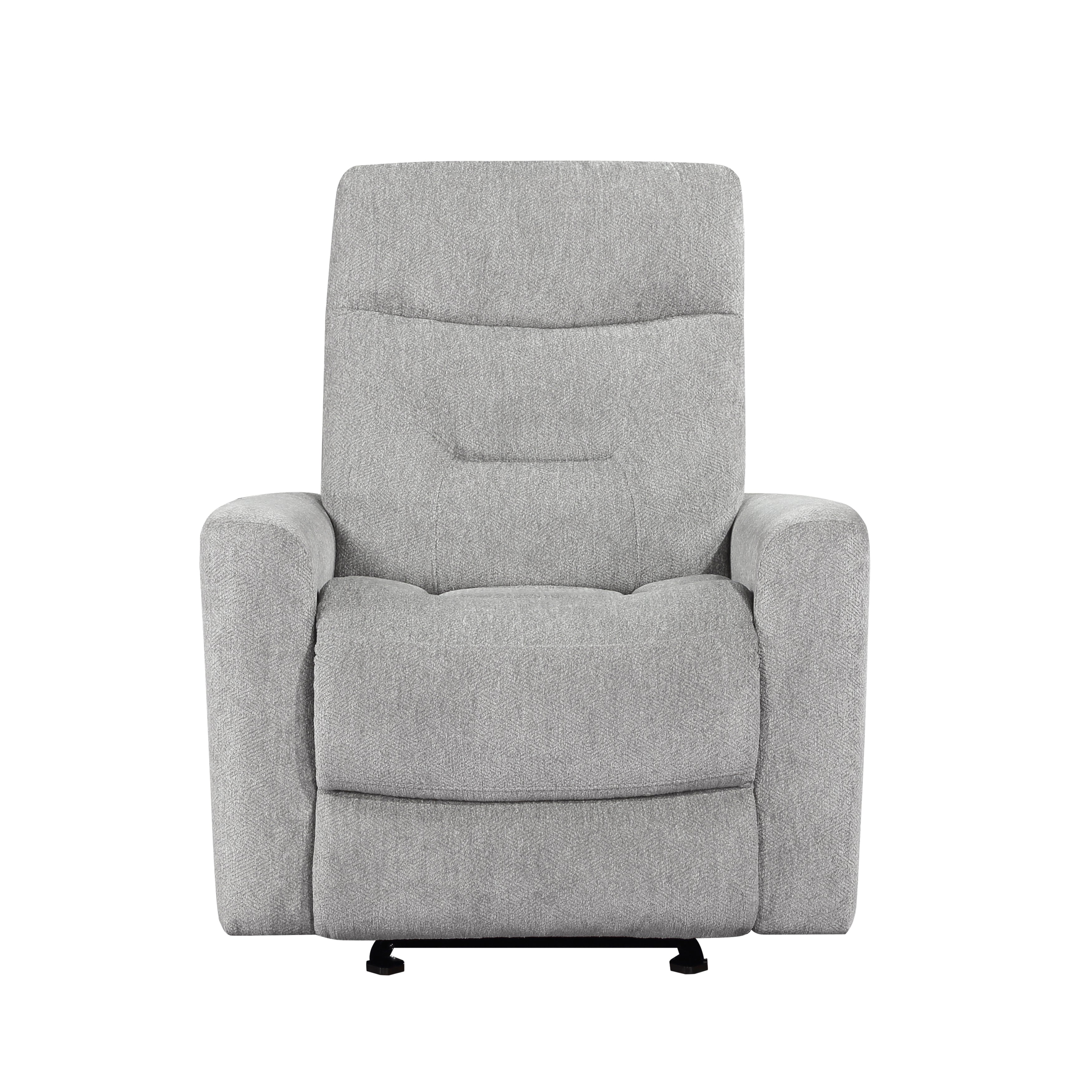Homelegance Lyndon Gray Glider Reclining Chair – Luna Furniture