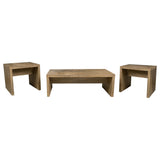 Lynette Mango 3-Piece Rectangular Coffee and End Table Set from Coaster - Luna Furniture