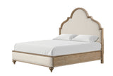 Lyris Rustic Oak Queen Bed from Furniture of America - Luna Furniture