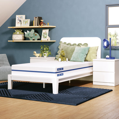 Nectar White Kids 5.0 White Twin Foam Mattress from Ashley - Luna Furniture