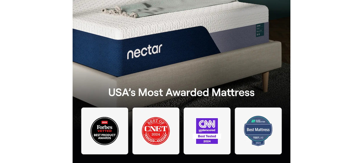Nectar Foam Premier 5.1 White King Mattress from Ashley - Luna Furniture