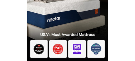 Nectar Ultra Memory Foam 5.1 White Queen Mattress from Ashley Furniture - Luna Furniture