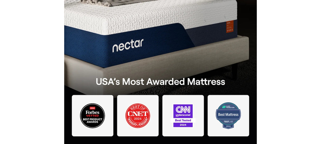 Nectar Ultra Memory Foam 5.1 White California King Mattress from Ashley Furniture - Luna Furniture