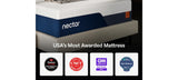Nectar Ultra Memory Foam 5.1 White California King Mattress from Ashley Furniture - Luna Furniture