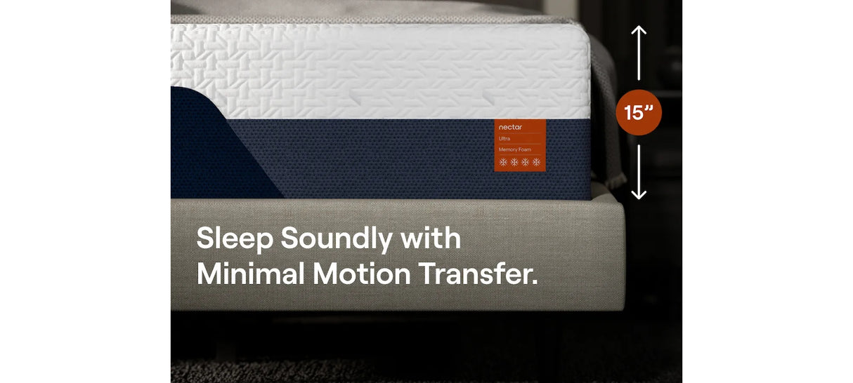 Nectar Ultra Memory Foam 5.1 White King Mattress from Ashley - Luna Furniture