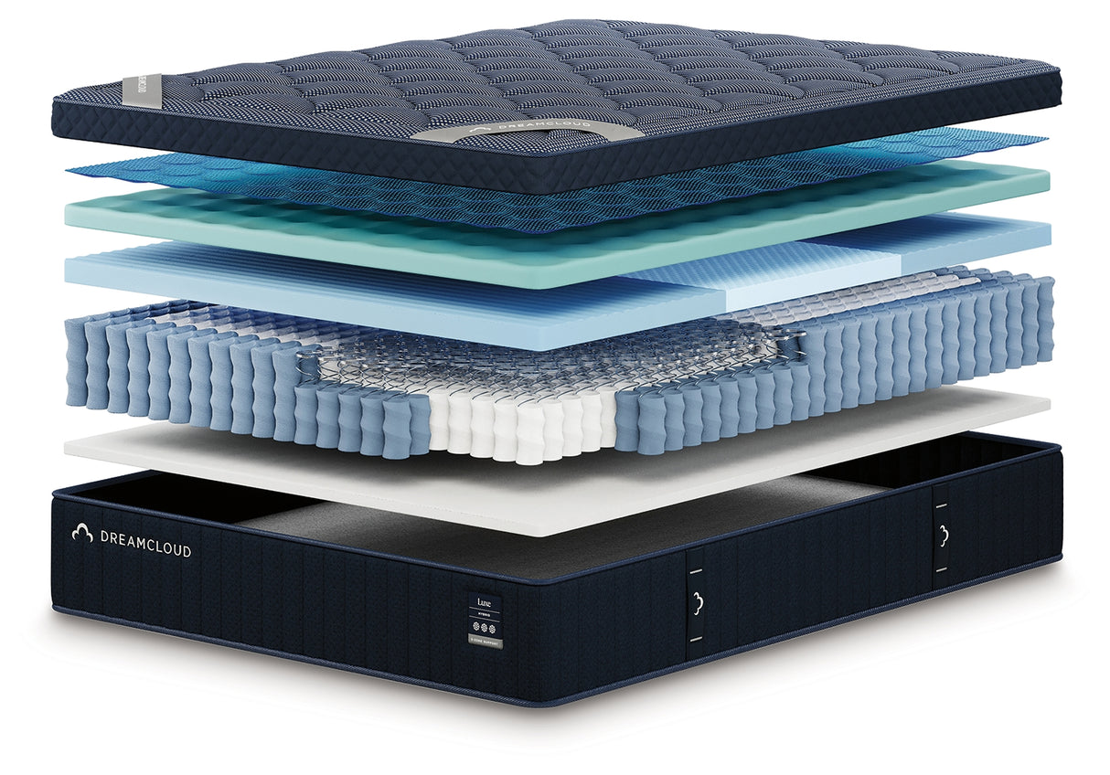 DreamCloud Luxe Hybrid White Twin XL Mattress from Ashley - Luna Furniture