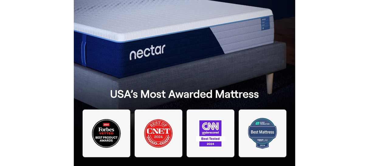Nectar Hybrid Classic 5.1 White King Mattress from Ashley - Luna Furniture