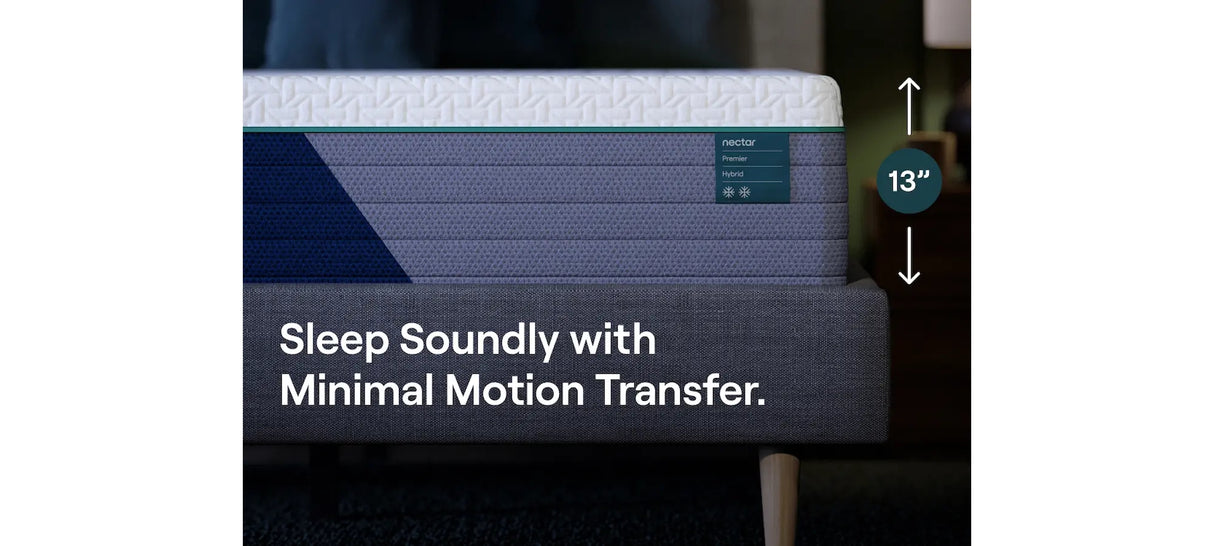 Nectar Hybrid Premier 5.1 White King Mattress from Ashley Furniture - Luna Furniture