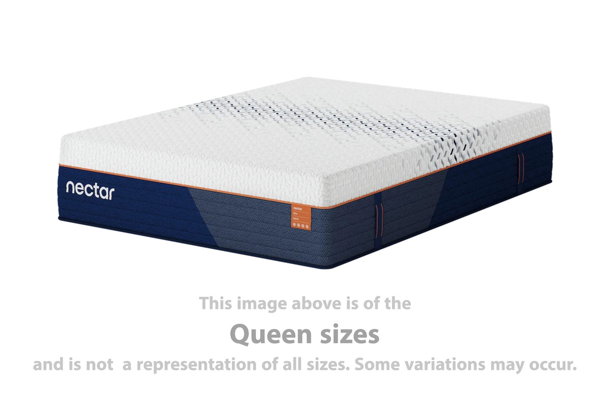 Nectar Ultra Hybrid 5.1 White King Mattress from Ashley - Luna Furniture