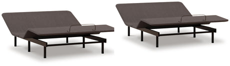 Comfort Classic Black Twin XL Adjustable Base, Set of 2 from Ashley - Luna Furniture