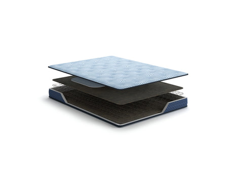 Dellyn Bonnell Light Blue Queen Mattress from Ashley - Luna Furniture